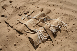 Corset in sand