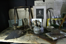 Assemblage on a shelf